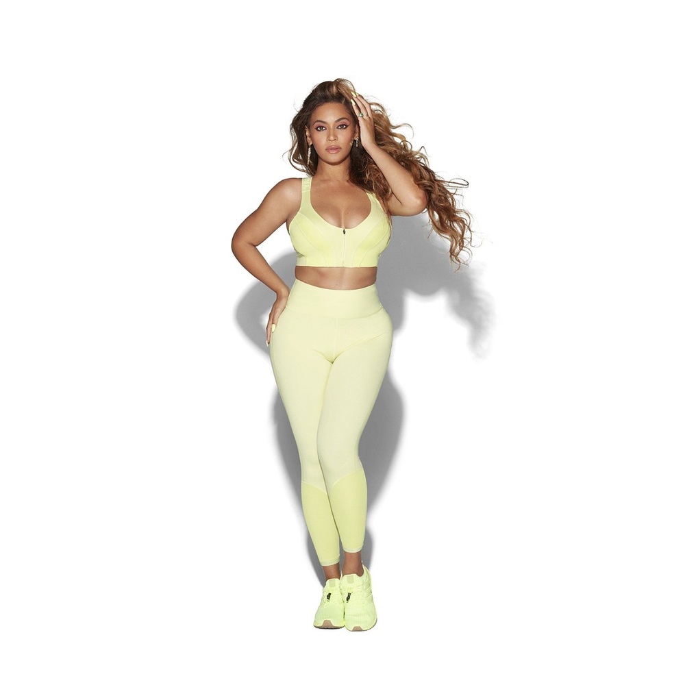 Ivy Park x Adidas canari yellow tights size L